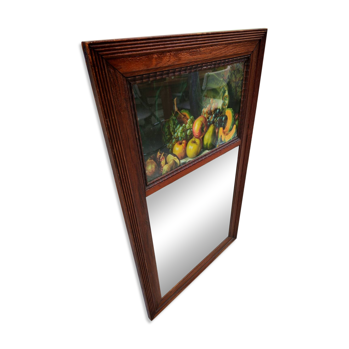 Antique trumeau mirror