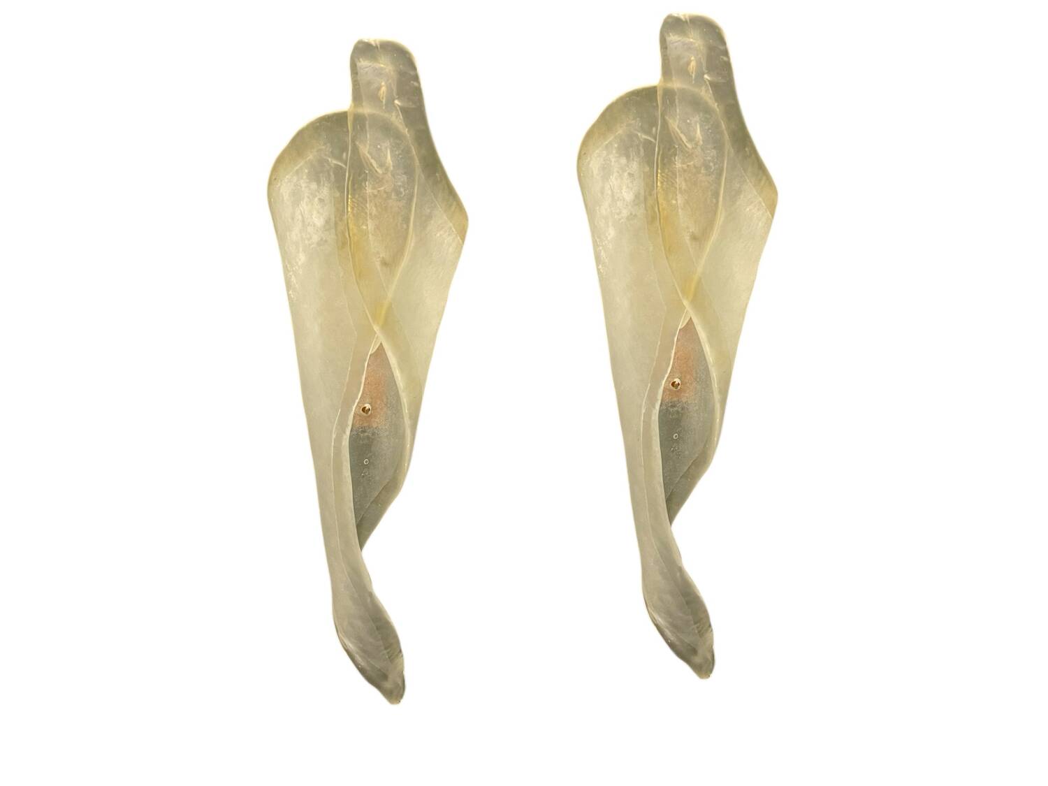 Large Murano Glass Sconces Set of 2