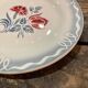 Lot 3 plates Digoin Sarreguemines model Juliette
