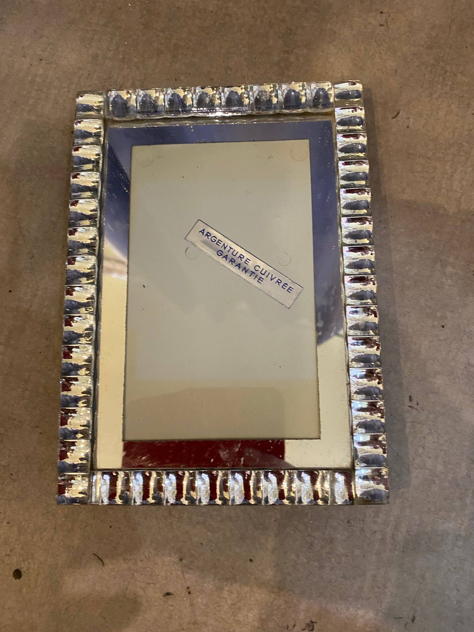 1940s/1950s photo frame to install with glass square front