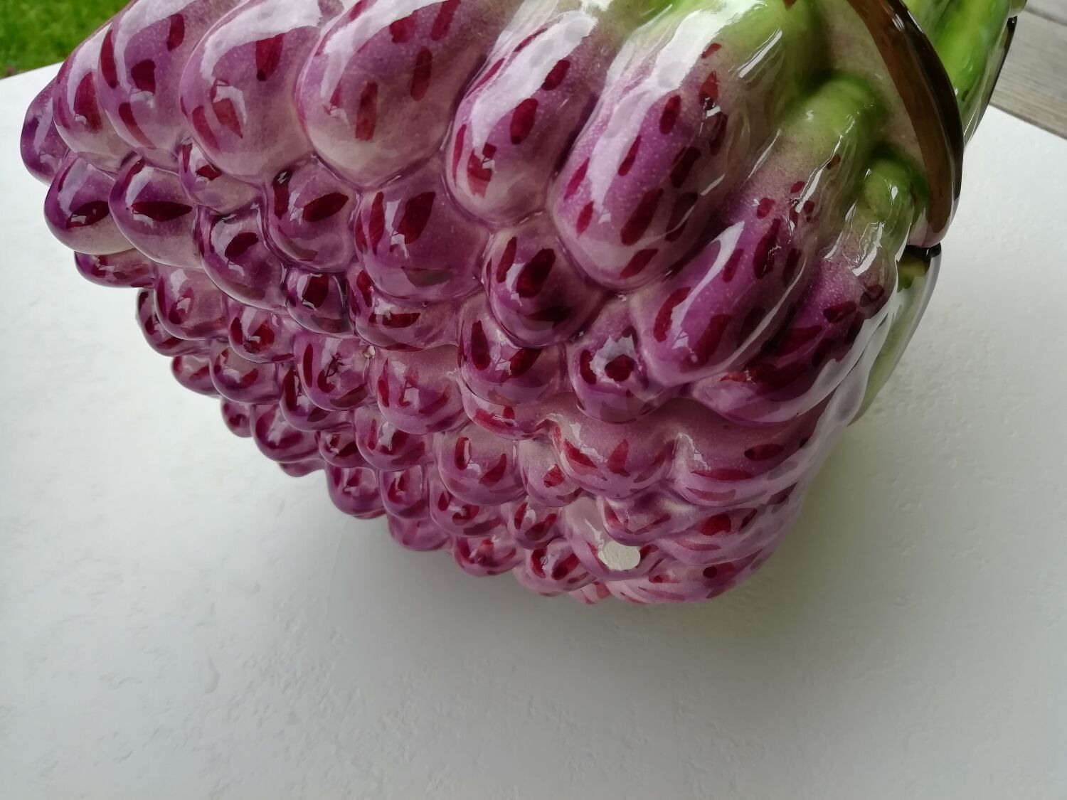 Asparagus barbotine dish