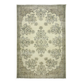 Tapis vintage tissé à la main turc unique en son genre - charme vintage rustique 346x 239 cm