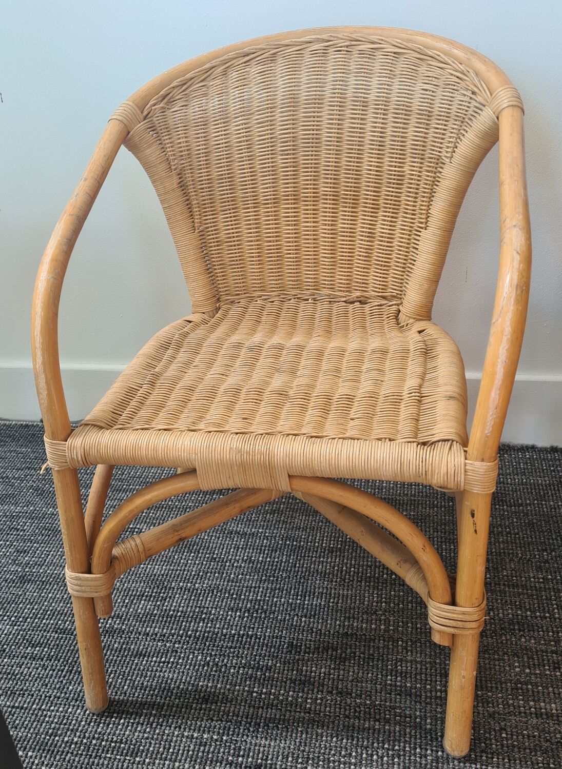 Rattan children's chair