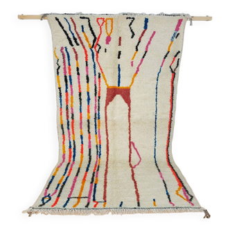 Tapis marocain berbère 276 x 164 cm tapis azilal en laine