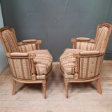 Paire de bergere style Louis XVI