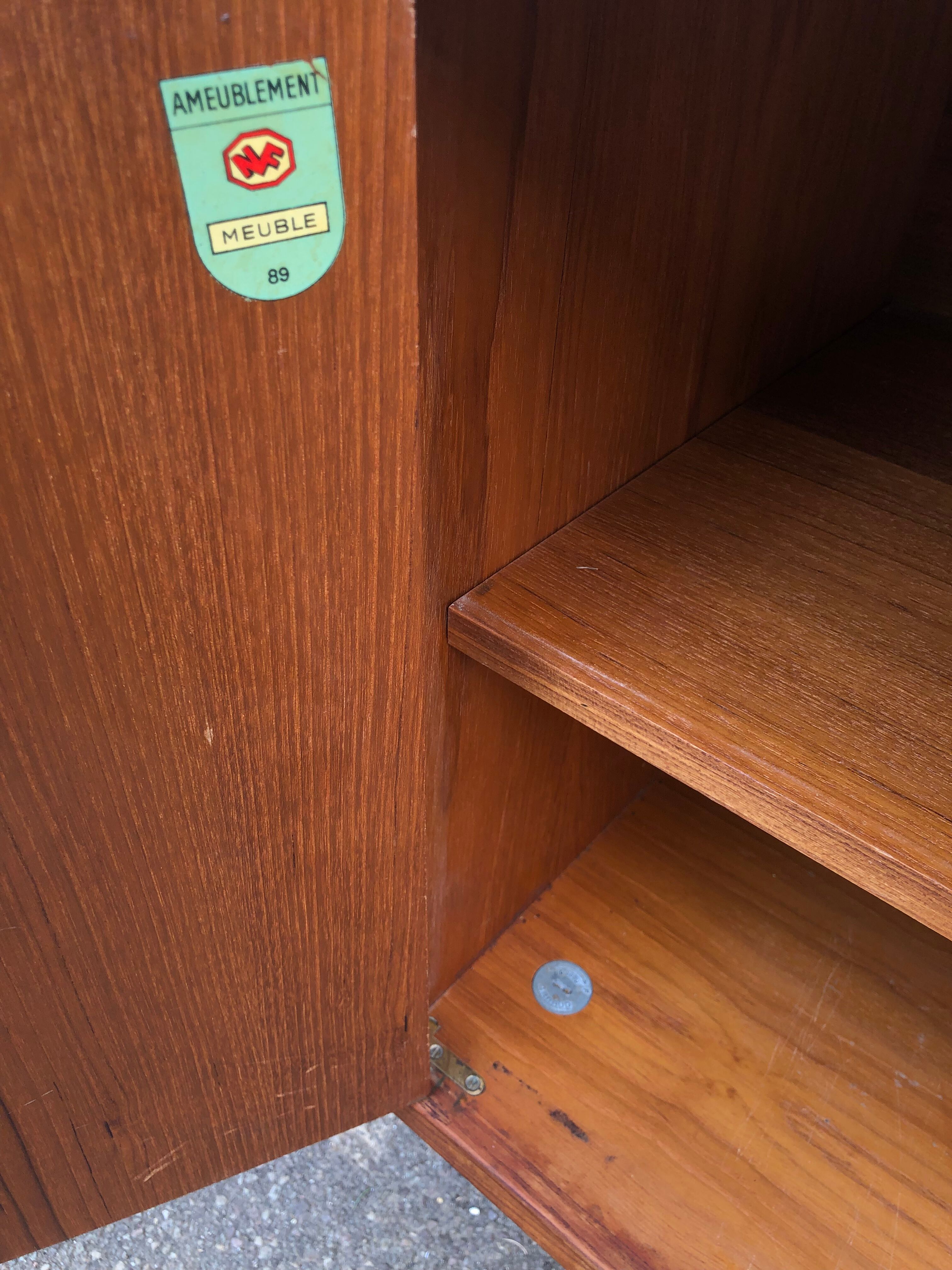 Scandinavian teak sideboard Arnaud