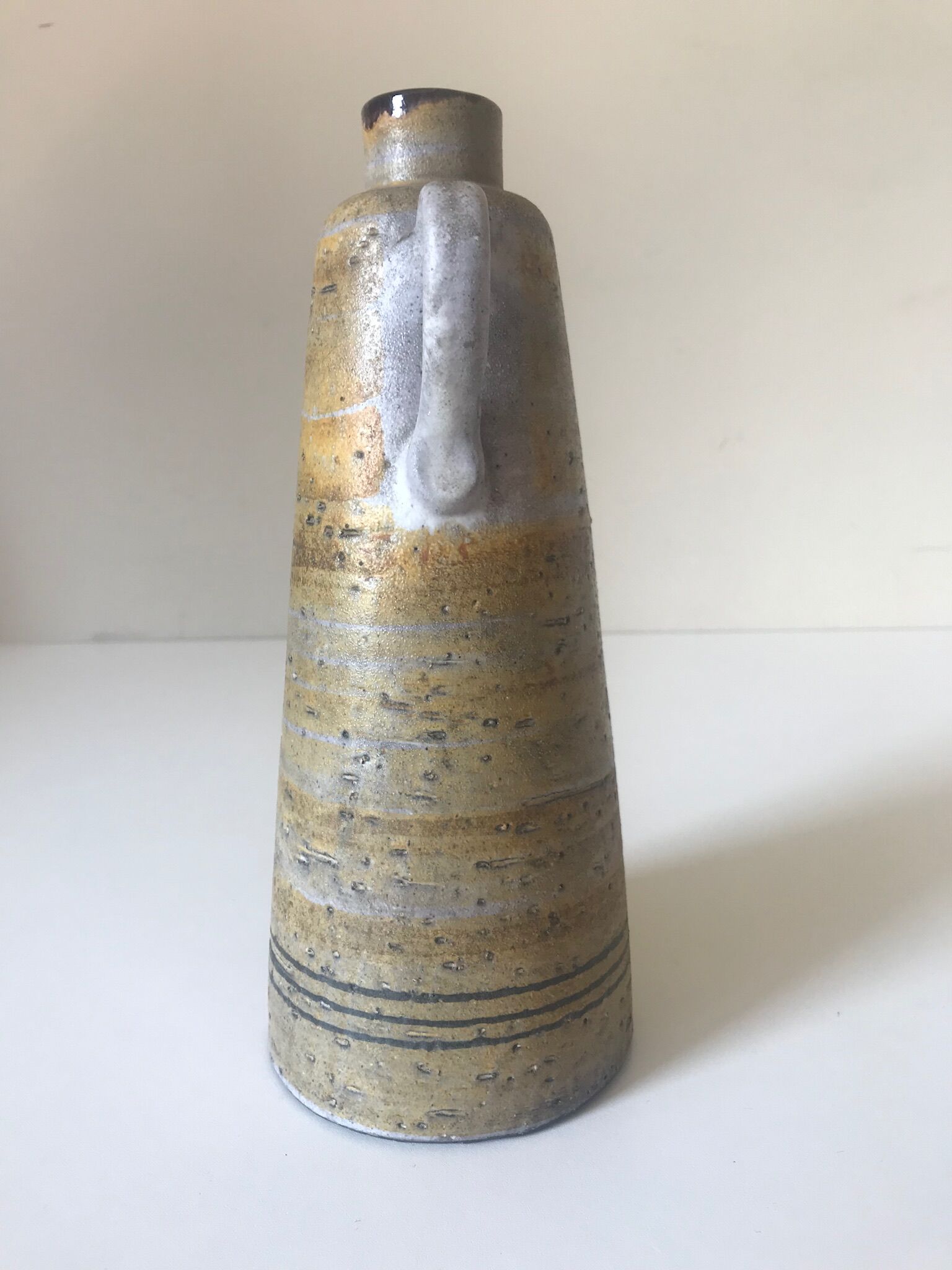Scandinavian ceramic vase 1960 Norway