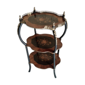 Napoleon III wood marquetry side table