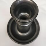 Grand bougeoir, vase . céramique signée jean marais