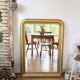 Antique Louis Philippe mirror from the 19th century, restored.