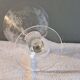 8 large Art Deco crystal glasses, grape clusters (+ 2 gifts)