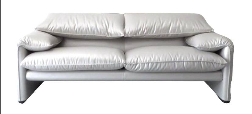 2-seater sofa Cassina Maralunga Vico Magistretti high-end sofa