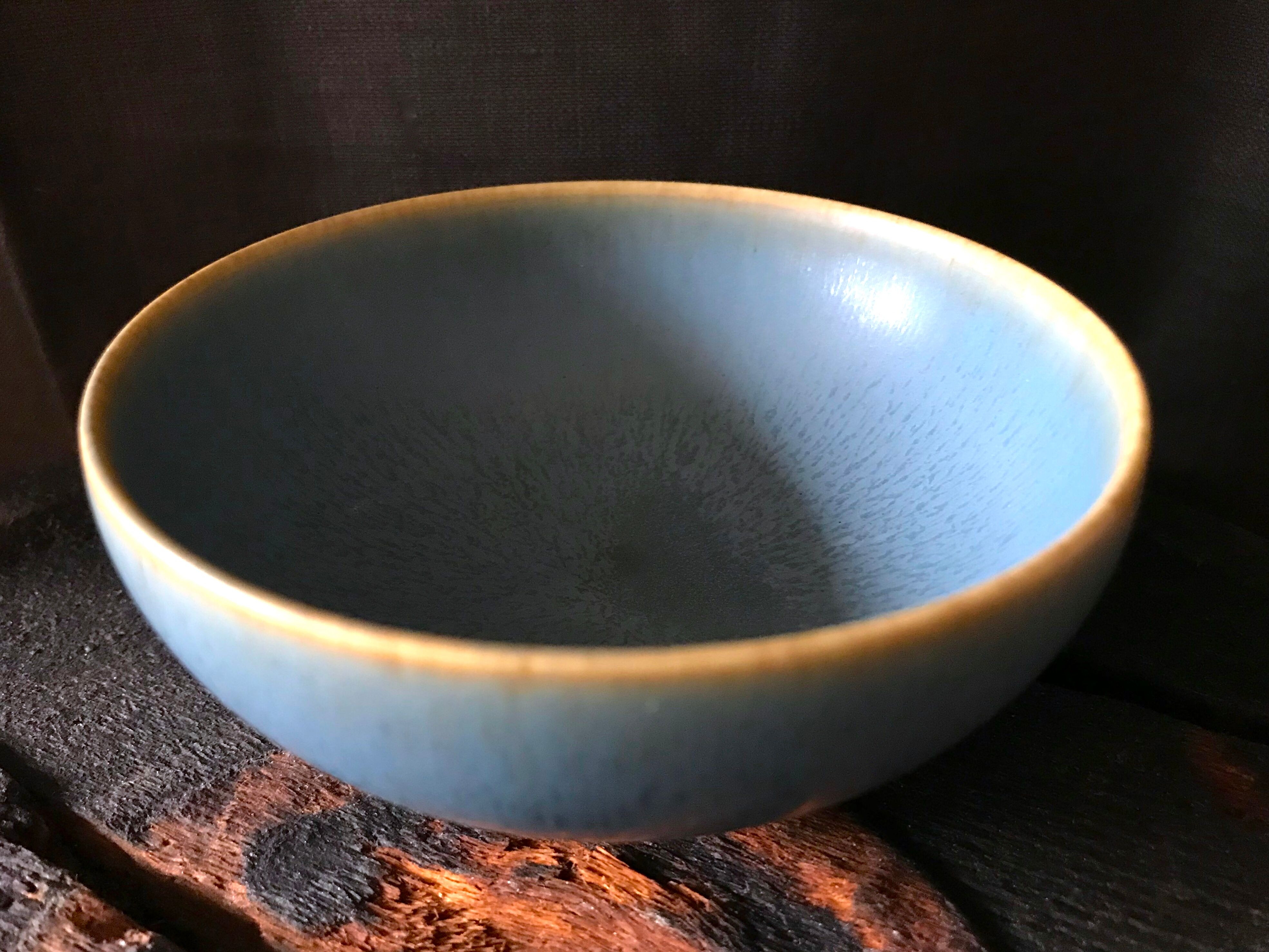 Palshus HaresFur Bol Linnemann-Schmidt for Palshus, Denmark, vintage ceramic pottery vase 1950