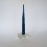 Vintage Modernist Ice Squared Candle Holder by Göte Augustsson, Ruda G