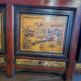 Buffet ancien chinois 3 portes + 3 tiroirs