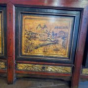 Antique Chinese sideboard 3 doors + 3 drawers