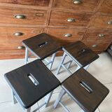 Wooden painter's stools