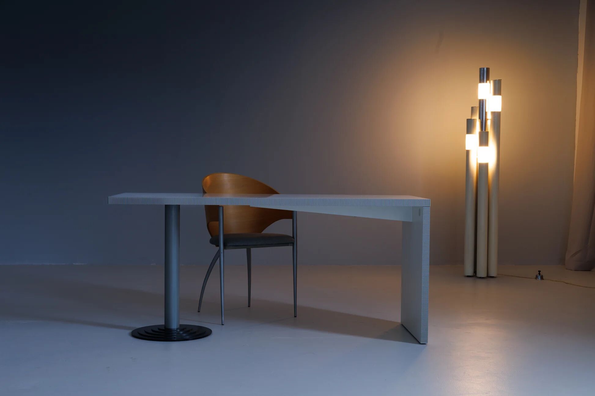 Sculptural floor lamp by Angelo Brotto for Esperia
