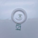 Oval serving dish Limoges gold edging