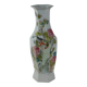 Antique hexagonal baluster vase in glazed porcelain, China, 1910-1920