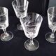 4 Verres à vin en cristal ( de Bohème?)