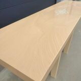 Cream resin console by Jean Claude Dresse, Belgium, 1970