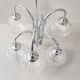 Lustre vintage 6 boules 1970