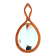 1960s rattan drop mirror