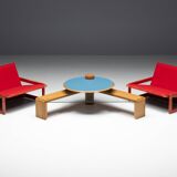 Memphis Geometric Coffee Table, Italy, 1980s