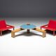 Memphis Geometric Coffee Table, Italy, 1980s