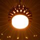 Radiant glass tube chandelier. Contemporary design.