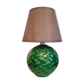 Braided ceramic lamp