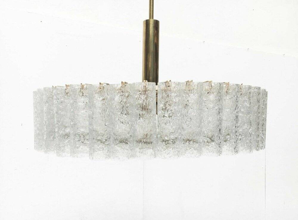 Large German chandelier from the mid-century by Doria Leuchten, 1960s.