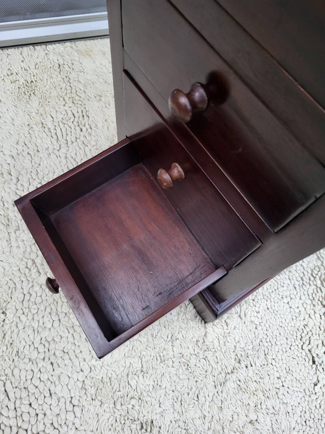 Vintage colonial column bookcase