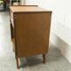 Unique 1960s bedside table with 15 complete games, compass legs, 1960s