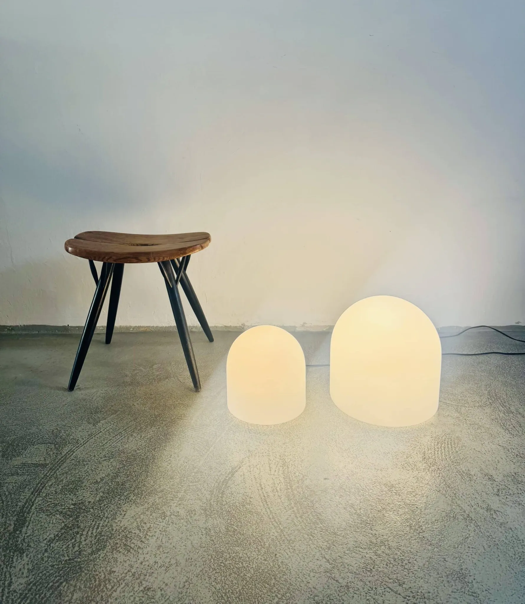A-252 'Mini' And 'Maxi' Table Lamp By Aldo Van Den Nieuwelaar For Artimeta Soest, The Netherlands, 1972