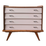 Vintage chest of drawers revisited in Setting Plaster from Farrow & Ball