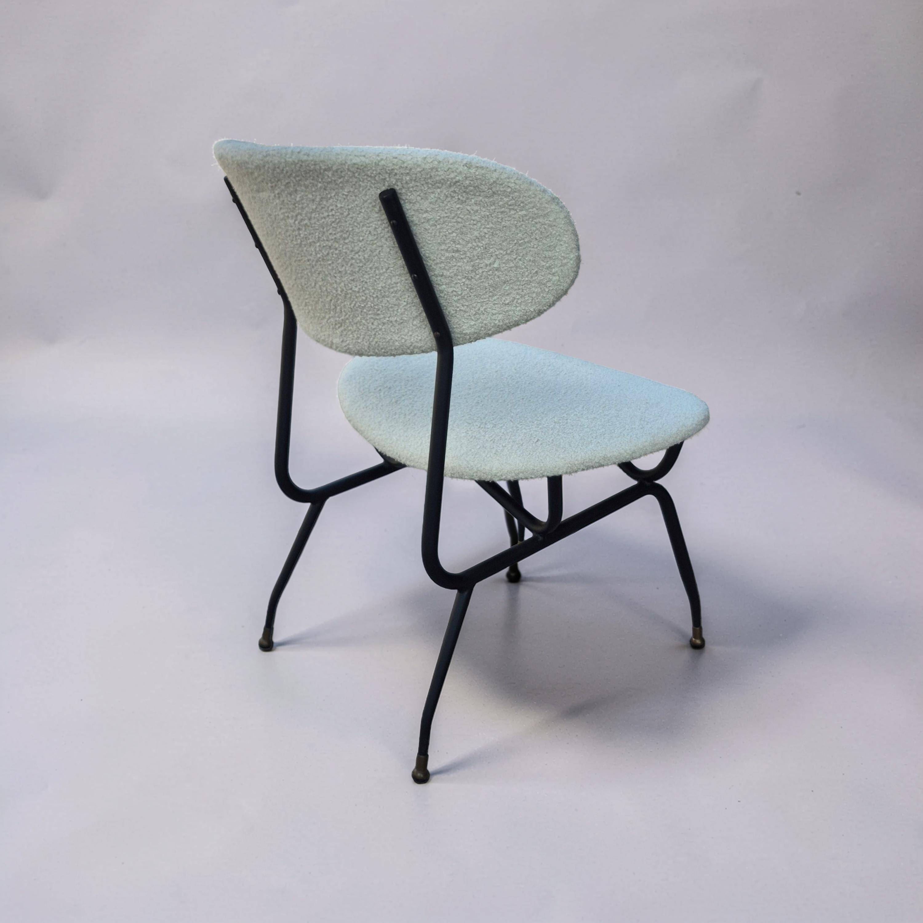 Set of 4 lounge chairs designed by Gastone Rinaldi, Italy, 1950s