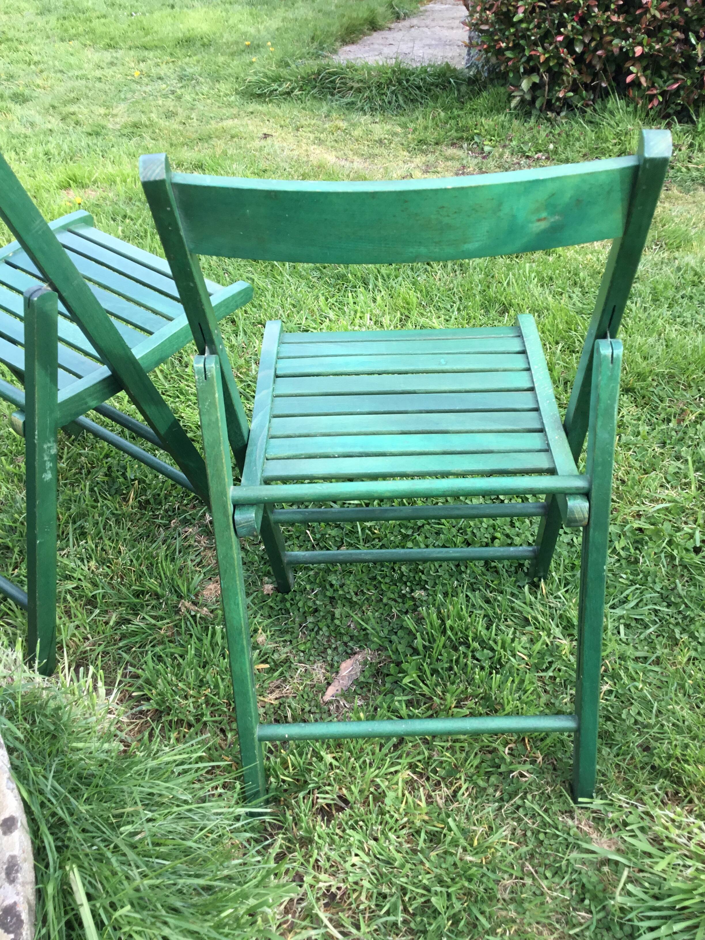 Lot of folding chairs Pier import