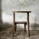 Large old teak chair or armchair H84 L60