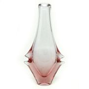 Mid-century modern vase, glass, Czechoslovakia, 1950s