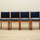 Set of four beech chairs, Danish design, 1950s, designer: Holger Jacobsen,