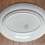Plat ancien oval Céranord St Amand Monique