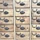 35-drawer craft cabinet, Circa 1950