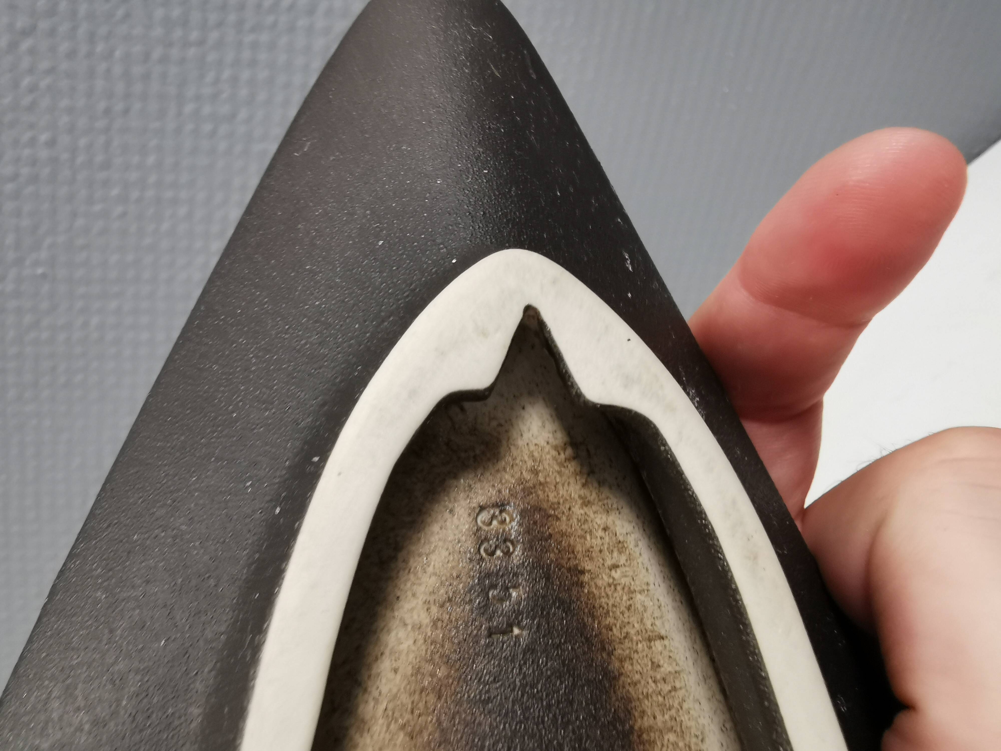 Søholm wall candlestick made of ceramic and in blue colors/shades 1960s