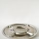 Large round compartmentalized dish in chrome-plated steel, Couzon, Design, 1970 - 35