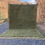 Handmade traditional Berber rug in wool, size 100/200 cm.