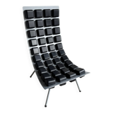 Chaise de salon Missy en aluminium gris (2001) par Sven-Anwar Bibi, Mark Gutjahr et Jörg Zimmermann