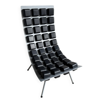 Chaise de salon Missy en aluminium gris (2001) par Sven-Anwar Bibi, Mark Gutjahr et Jörg Zimmermann