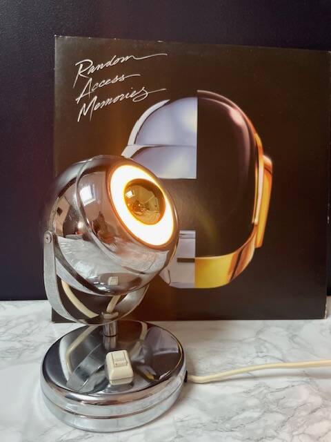 Space Age Chrome Eyeball Lamp 50s - 60s